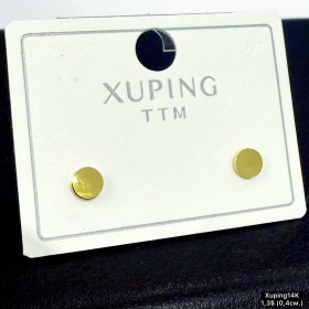 Сережки Xuping14К 10881 (0.4см)